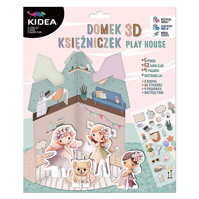 DE SET CREATIV CASUTA 3D PENTRU PAPUSI KIDEA KDOKKA [1]