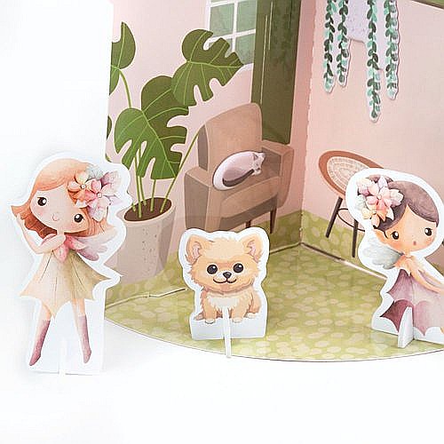 DE SET CREATIV CASUTA 3D PENTRU PAPUSI KIDEA KDOKKA [6]