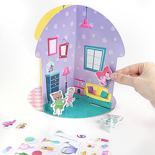 DE SET CREATIV CASUTA 3D PENTRU PISICI KIDEA KDODKKA [6]