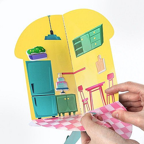 DE SET CREATIV CASUTA 3D PENTRU PISICI KIDEA KDODKKA [7]