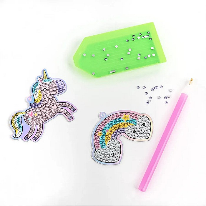 DE KIT CREATIV PANDANTIVE CU DIAMANTE IN 5 CULORI MAGIC KIDEA DZRMKA [2]