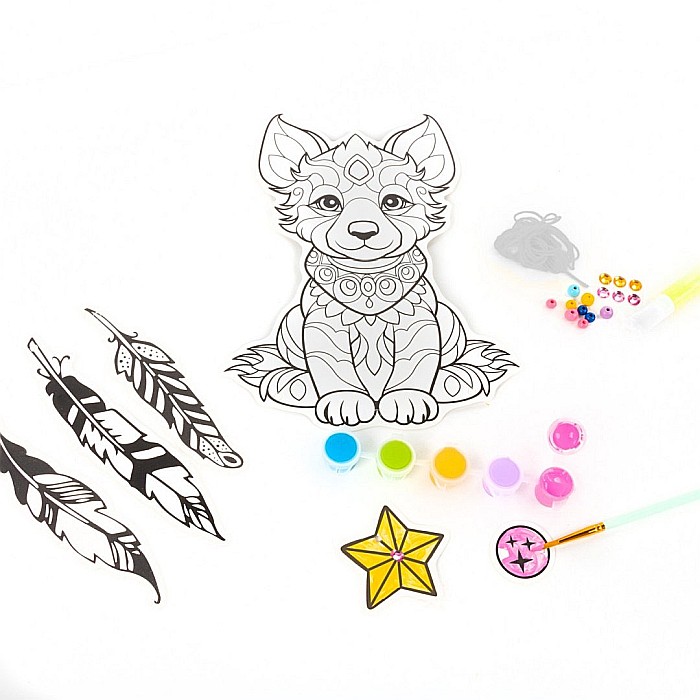 DE SET CREATIV DREAM CATCHER MYSTIC GLOW IN THE DARK LMSCMYKA [2]