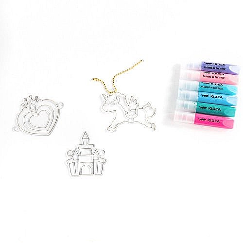 DE SET CREATIV 3 PANDANTIVE CU GEL CARE STRALUCESTE LA INTUNERIC + 3 SABLOANE KIDEA ZZMSCKA [5]