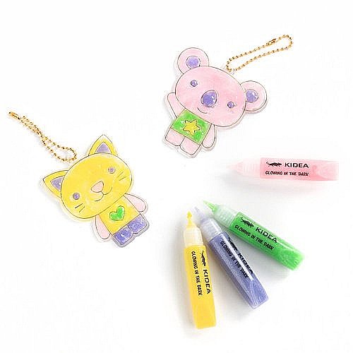 DE SET CREATIV 2 PANDANTIVE CU GEL CARE STRALUCESTE LA INTUNERIC + 2 SABLOANE KIDEA ZZMISCKA [6]