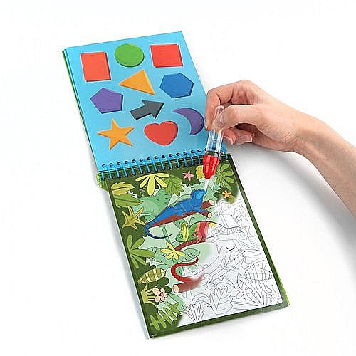 DE CARTE DE COLORAT CU MARKER MAGIC PENTRU DESEN IN APA SAFARI KIDEA MWKWMKA [2]