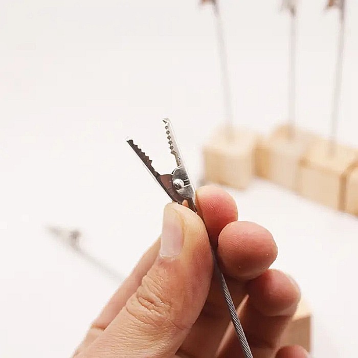 SAM FOTO/MEMO CLIP CU SUPORT LEMN BAMBUS SAM4-AP864011 nou [3]