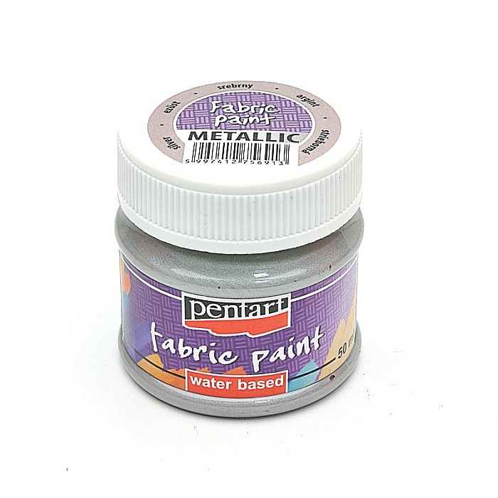 CA VOPSEA TEXTILE 50ML METALIC PENTART SILVER 756913 [1]