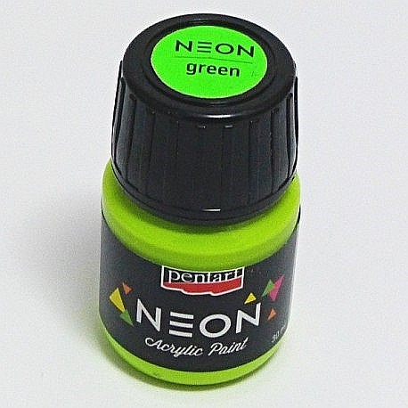 CA CULORI ACRIL FLUORESCENTE VERDE NEON 30ML PENTART 16479 [2]