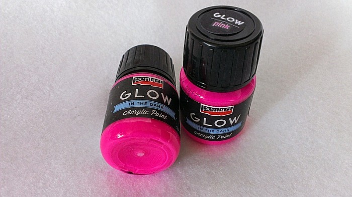 CA CULORI ACRILICE FOSFORESCENTE ROZ 30ML PENTART 16482 [2]