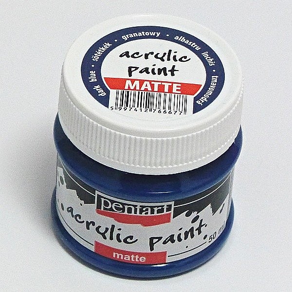CA ACRIL PENTART 50ML  MAT DARK BLUE 1307 [2]