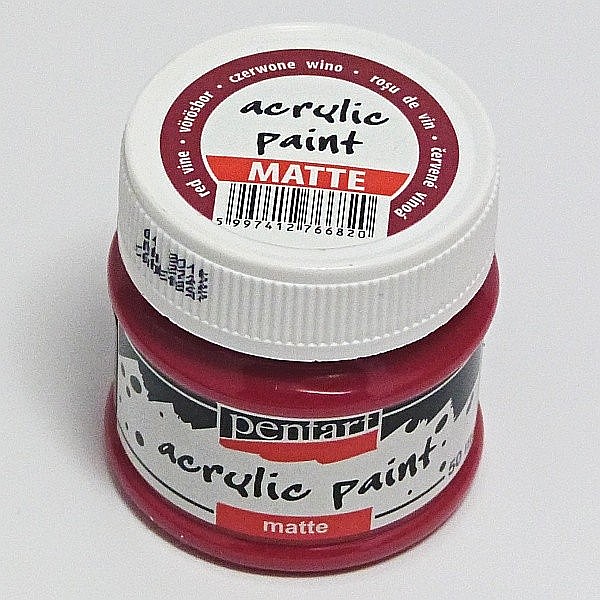 CA ACRIL PENTART 50ML MAT RED WINE 6820/1897 [1]