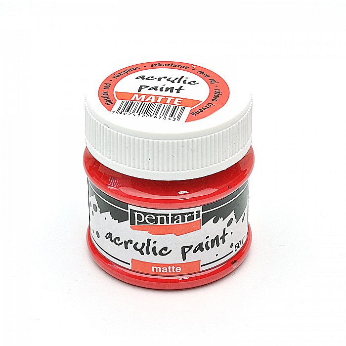 CA ACRIL PENTART 50ML MAT ROSU 7643/13117 [1]