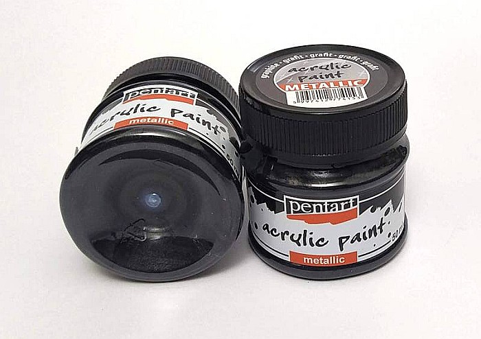 CA VOPSEA ACRILICA METALIZATA PENTART 50ML GRAFIT 756906/25341 [1]