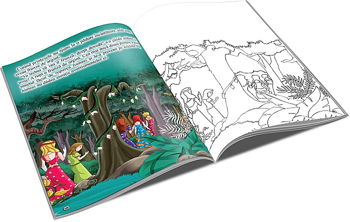 UP CARTE COLORAT A4 CELE 12 PRINTESE DANSATOARE [2]