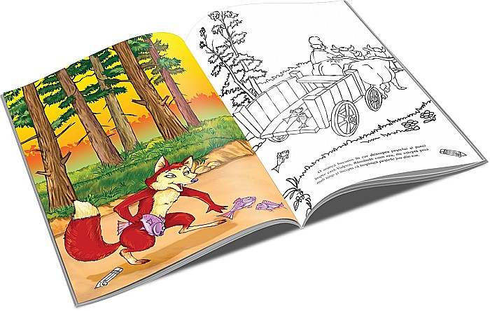 UP CARTE COLORAT A5 URSUL PACALIT DE VULPE [2]