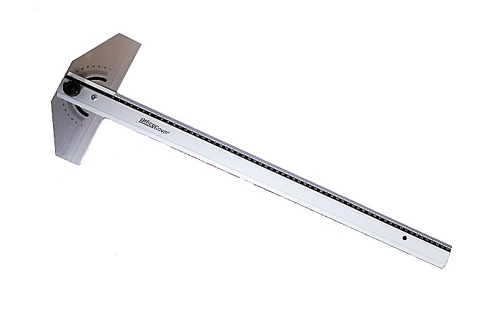 LEG RIGLA TEU 80CM ALUMINIU CAP MOBIL SI RAPORTOR T424 [1]