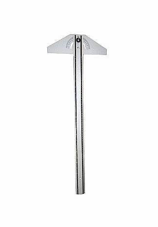 LEG RIGLA TEU 80CM ALUMINIU CAP MOBIL SI RAPORTOR T424 [2]