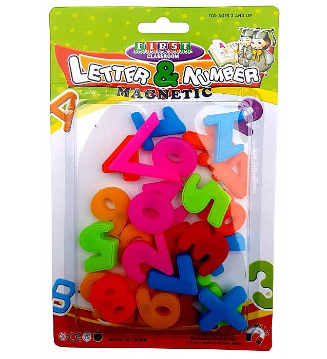 LEG SET CIFRE MAGNETICE DIDACTICE 26/SET DIVERSE CULORI C3189 [2]