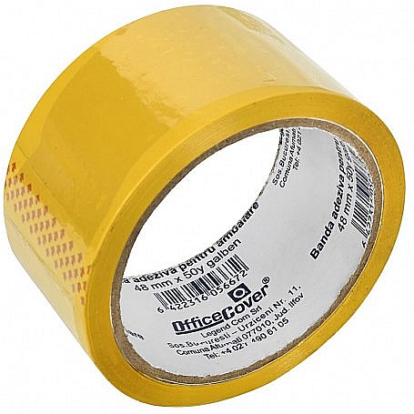 LEG BANDA ADEZIVA OFFICE COVER 48*50 GALBENA B1242 [1]