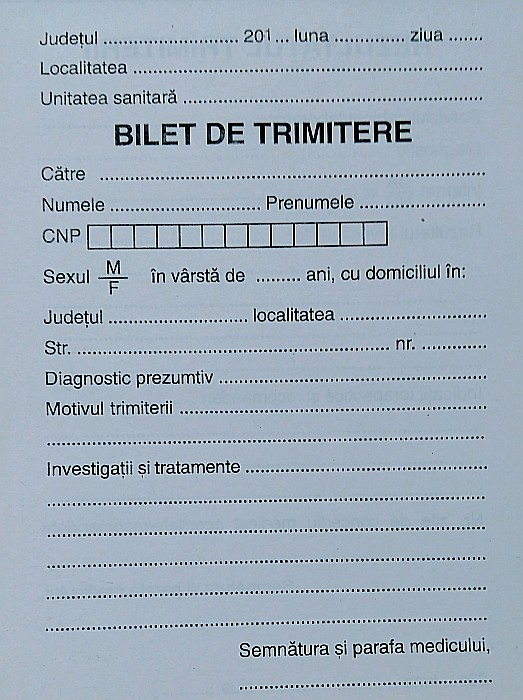 GOL BILET TRIMITERE GOLD A6 [2]