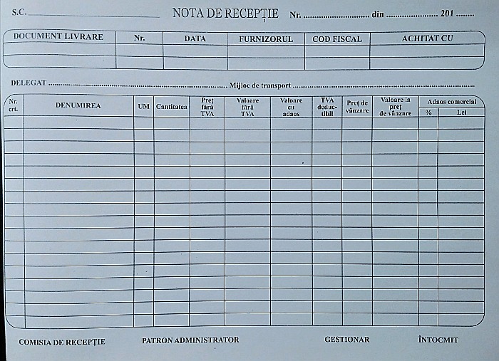 GOL NOTA RECEPTIE MODEL VECHI [2]