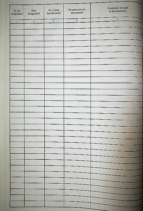 GOL REGISTRU INTRARE IESIRE VERTICAL A4 tp000050 [3]