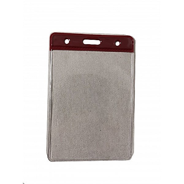 PAG BUZUNAR ECUSON VERTICAL, BANDA TRANSPARENTA/COLOR, 90*65 mm [6]