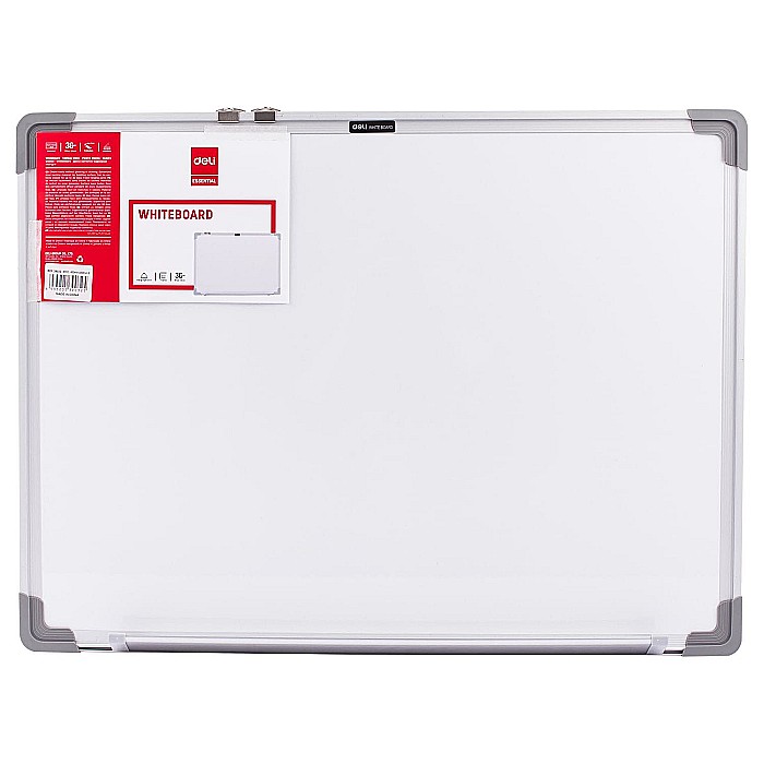 LEC WHITEBOARD MAGNETIC 45*60 CM DELI RAMA ALUMINIU DLE39032A [6]