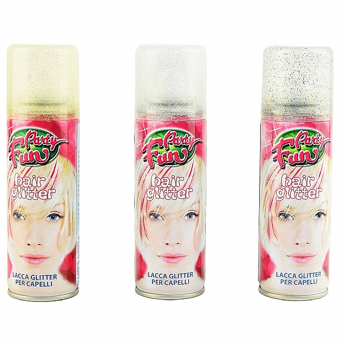 ROB FIXATIV SPRAY PARTY GLITTER PENTRU PAR 125ML CULORI ASORTATE 32302 [1]