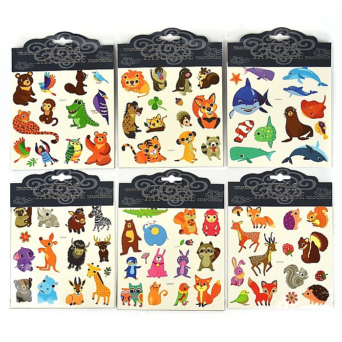 ROB TATUAJE TEMPORARE 6/SET ANIMALE 32447 [1]
