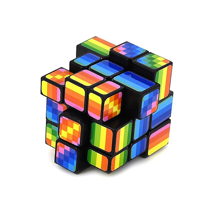 ROB CUB RUBIK 3*3*3 6CM RAINBOW 50860 [1]