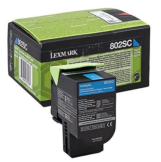 NEO TONER LEXMARK 80C2SC0 CYAN 802SC ORIGINAL [1]