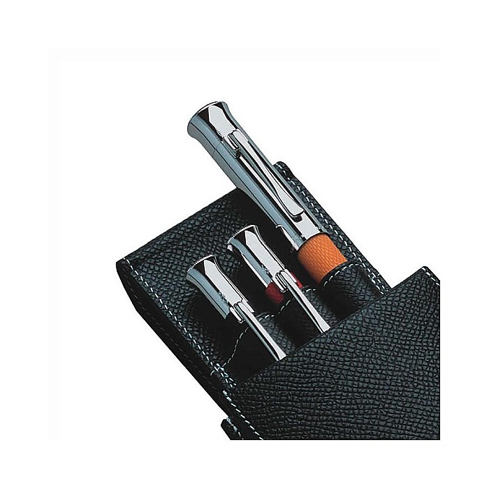 GRAF ETUI PIELE 3 PIESE GF118811 NEGRU [3]