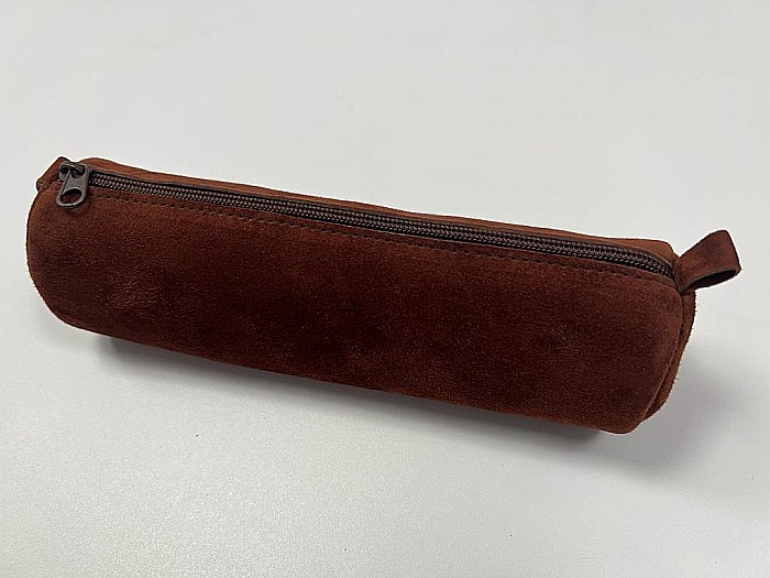 LAM ETUI CILINDRIC PIELE NATURALA/VELUR DIVERSE CULORI [6]