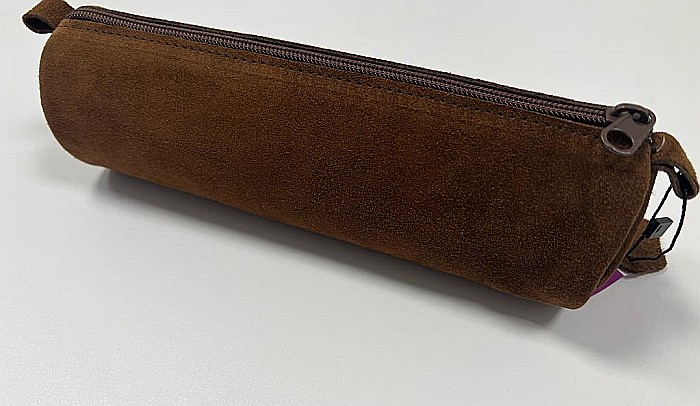 LAM ETUI CILINDRIC PIELE NATURALA/VELUR DIVERSE CULORI [7]