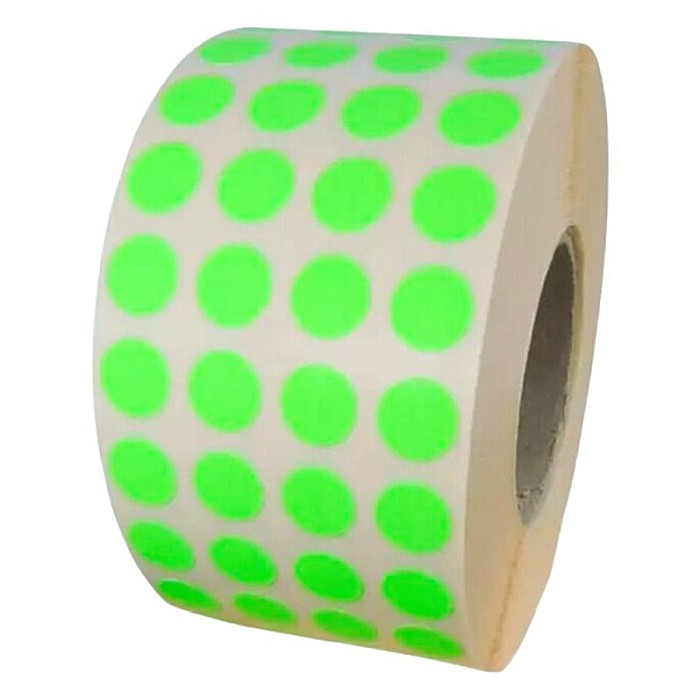 ROM ROLA PRET BULINE MICI 10*10 MM 17320 ETICHETE/ ROLA COLOR [2]