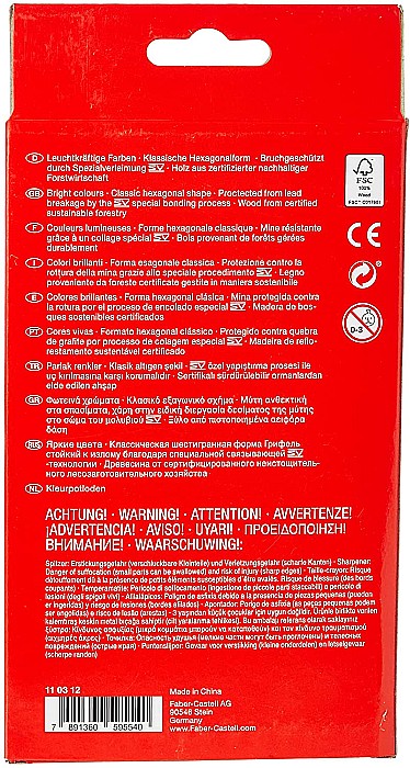 LEC CREIOANE COLORATE FABER-CASTELL ECO 12+3/SET FC110312 [2]