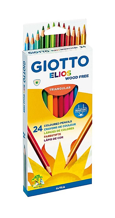 FIL CREIOANE COLORATE 24/SET GIOTTO ELIOS TRIUNGHIULARE 275900 [1]