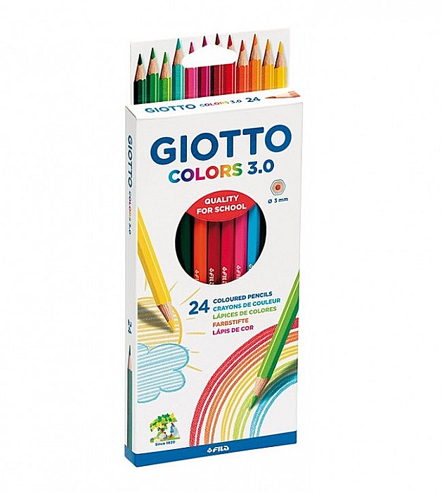 FIL CREIOANE COLORATE 24/SET GIOTTO COLORS 3.0 276700 [1]
