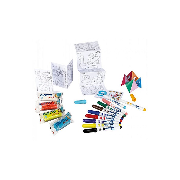 KIT PLASTILINA+CARIOCI GIOTTO BEBE MY FIRST NUMBERS 478600 [2]