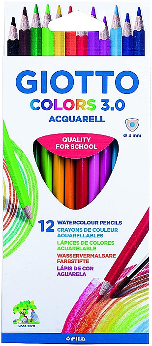 FIL CREIOANE COLORATE GIOTTO AQUARELL 12/SET 277100 [1]