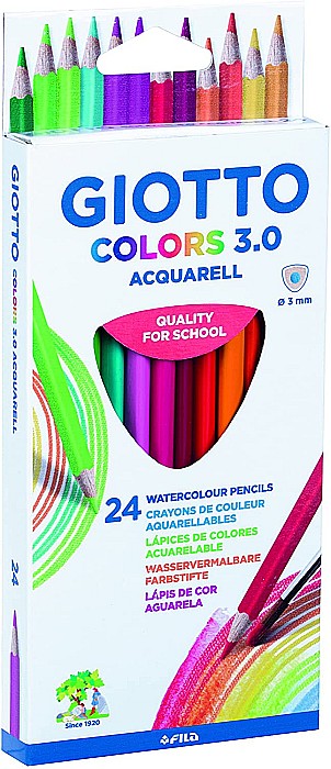 FIL CREIOANE COLORATE GIOTTO AQUARELL 24/SET 277200 [3]
