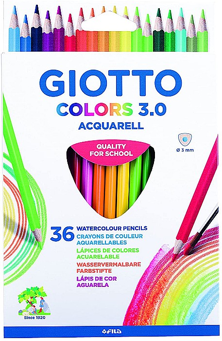 FIL CREIOANE COLORATE GIOTTO AQUARELL 36/SET 277300 [1]