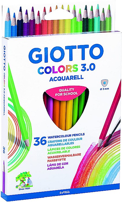 FIL CREIOANE COLORATE GIOTTO AQUARELL 36/SET 277300 [3]