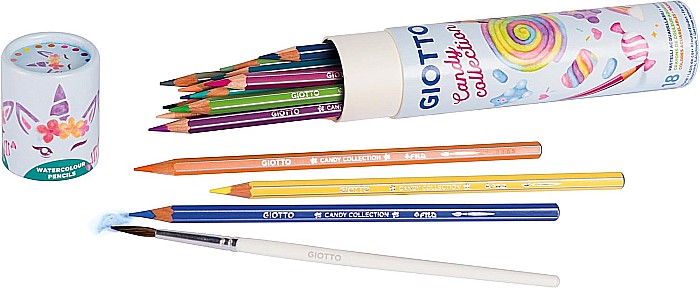 FIL CREIOANE COLORATE GIOTTO AQUARELL 18/SET, PASTEL, CANDY COLLECTION 250000 [3]