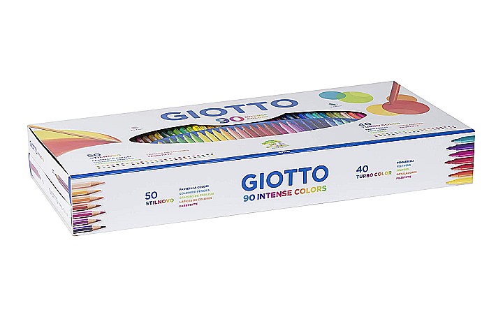 FIL SET 90 PIESE STILNOVO, 50 CREIOANE COLORATE SI 40 CARIOCI, GIOTTO 25750000 [3]