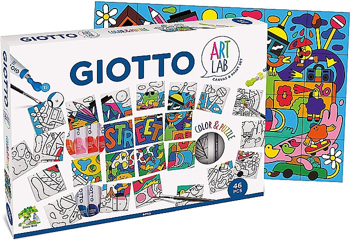 FIL SET CREATIV GIOTTO COLOR SI PUZZLE ART LAB 581800 [3]