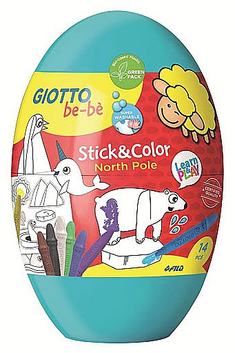 FIL SET DESEN GIOTTO BEBE Stick & Color Egg OU 472700 [2]