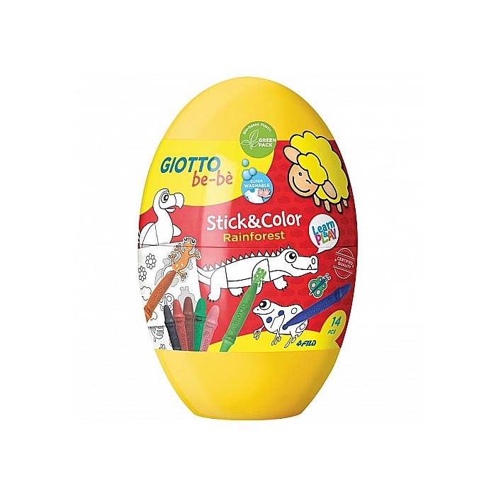 FIL SET DESEN GIOTTO BEBE Stick & Color Egg OU 472700 [3]