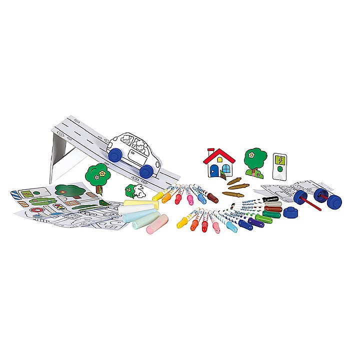 SET CREATIV GIOTTO BEBE GREEN CAR JOACA SI DESEN 477500 [2]